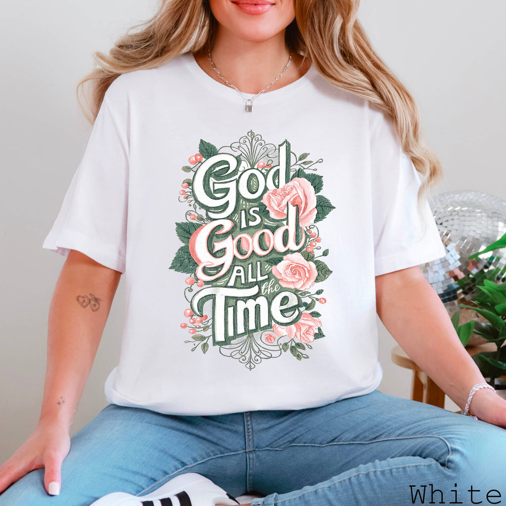 God Is Good Graphic Bella Canvas - Adult & Kids T-Shirts, Sweatshirts & Hoodies apparel design preview 1