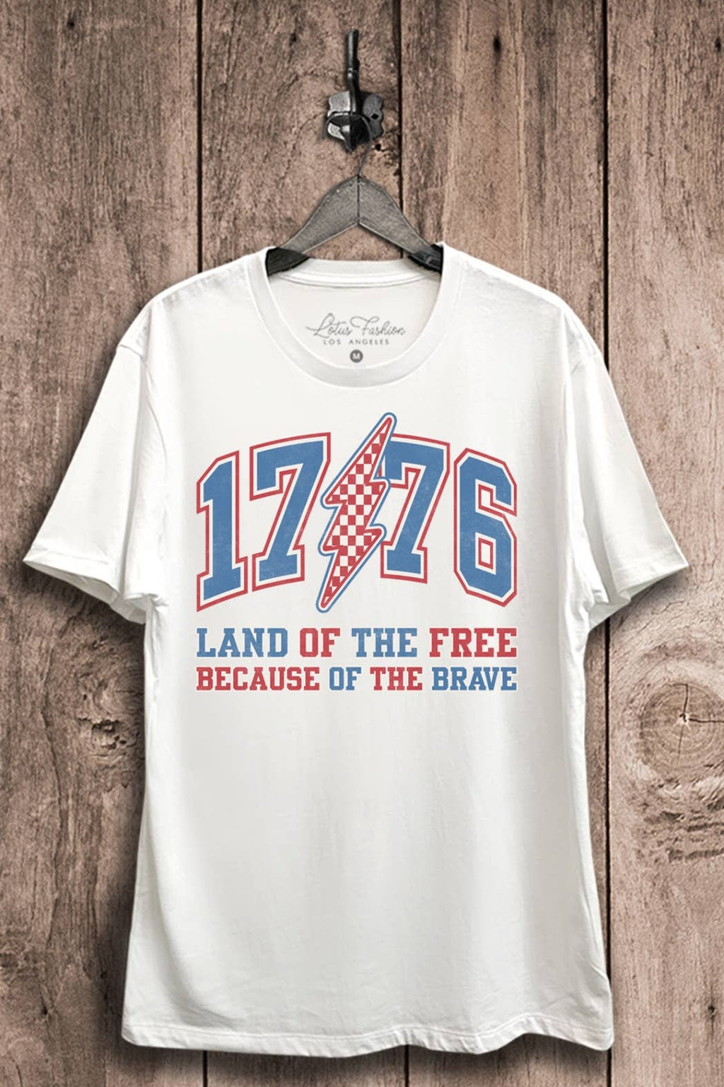 1776 Land of the Free Graphic Top - Adult & Kids T-Shirts, Sweatshirts & Hoodies apparel design preview 1