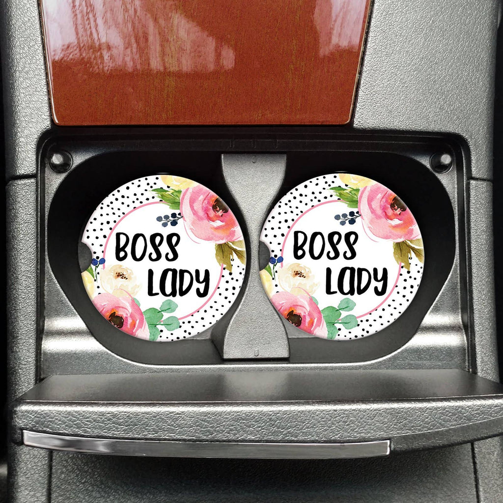 Boss Lady Car Coasters - Adult & Kids T-Shirts, Sweatshirts & Hoodies apparel design preview 1
