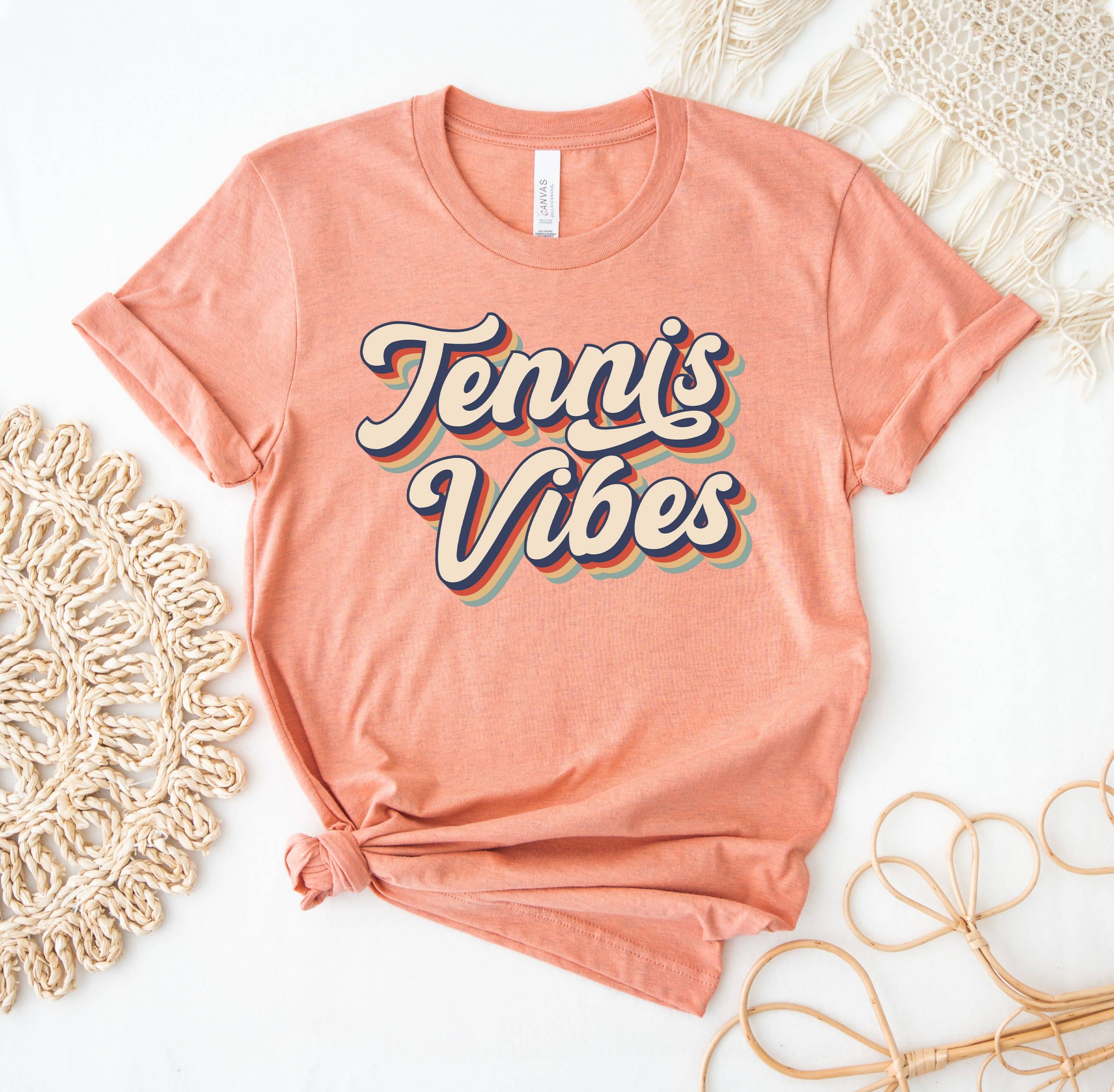 Tennis Vibes - Adult & Kids T-Shirts, Sweatshirts & Hoodies apparel design preview 1