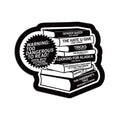 Too Dangerous To Read Die-Cut Sticker - Adult & Kids T-Shirts, Sweatshirts & Hoodies apparel design preview 1