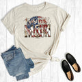 American Circle Baseball Mom Graphic - Adult & Kids T-Shirts, Sweatshirts & Hoodies apparel design preview 1