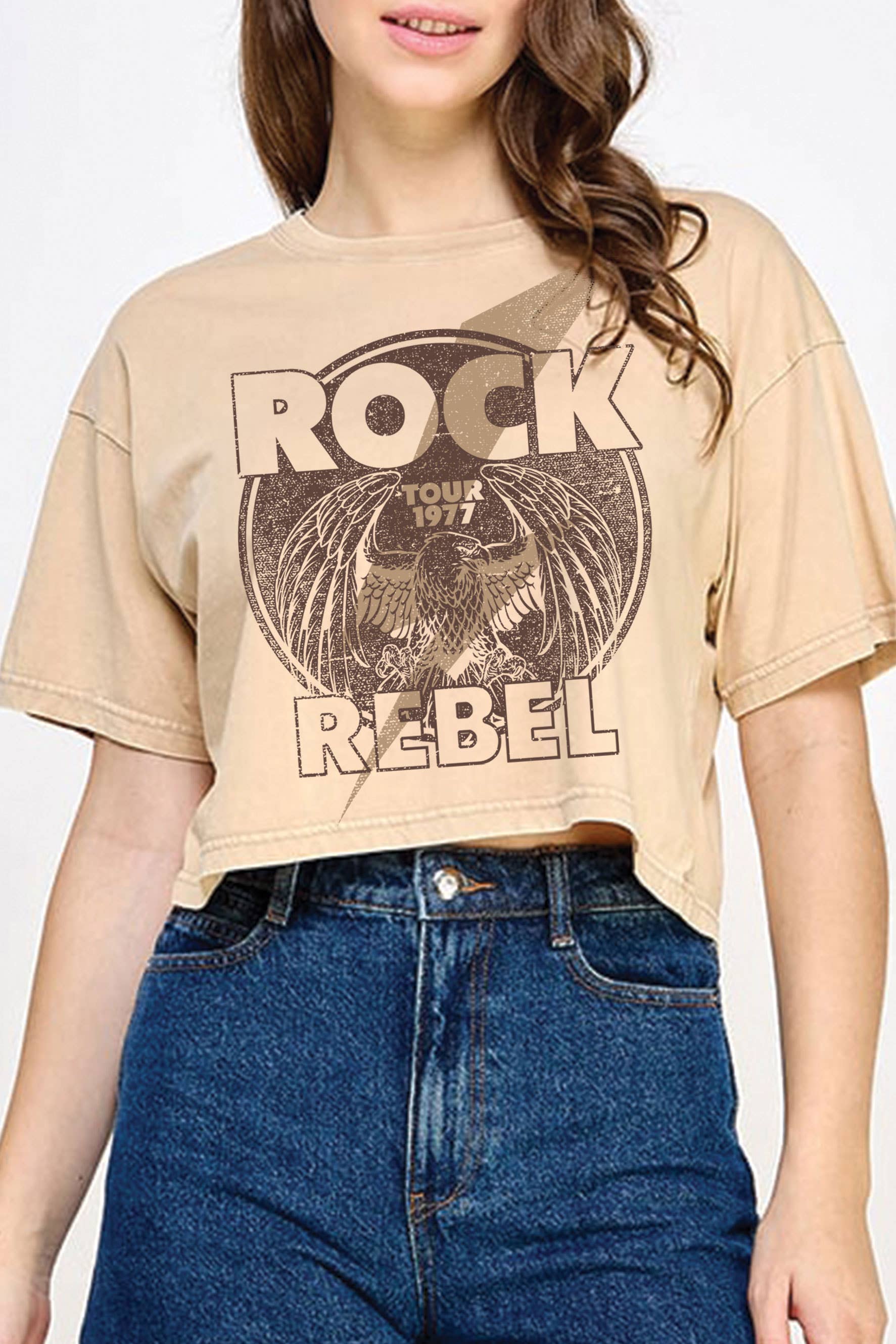 Rock Rebel Thunder Eagle Mineral Graphic - Adult & Kids T-Shirts, Sweatshirts & Hoodies apparel design preview 1