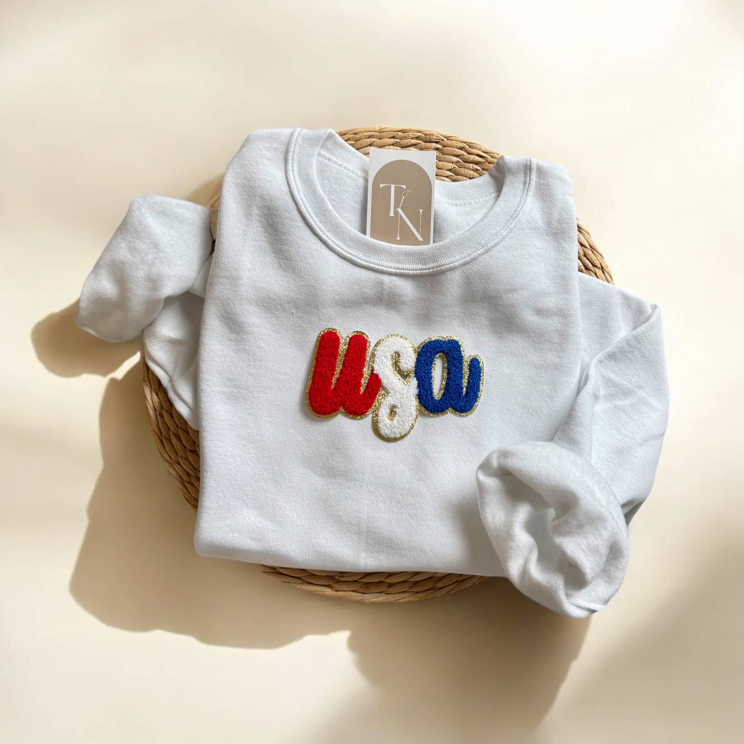 Chenille Patch USA Memorial Day Apparel - Adult & Kids T-Shirts, Sweatshirts & Hoodies apparel design preview 1