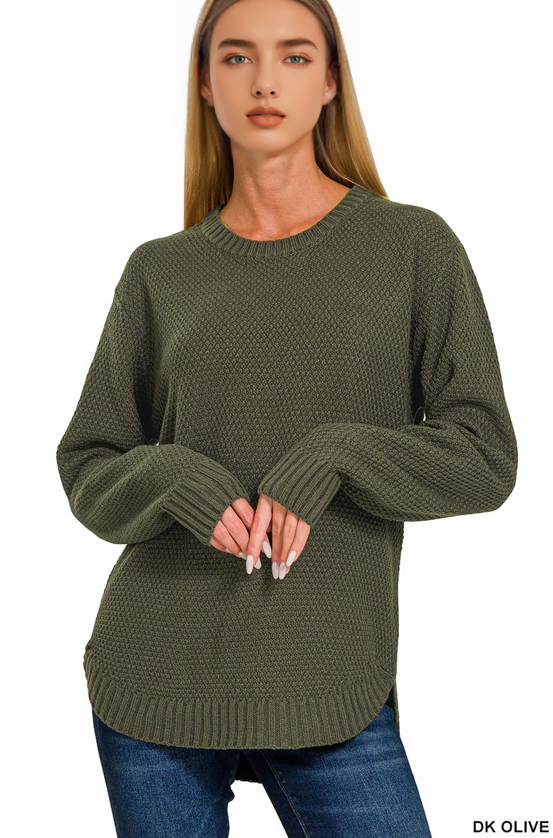 Round Neck Basic Sweater - Adult & Kids T-Shirts, Sweatshirts & Hoodies apparel design preview 1