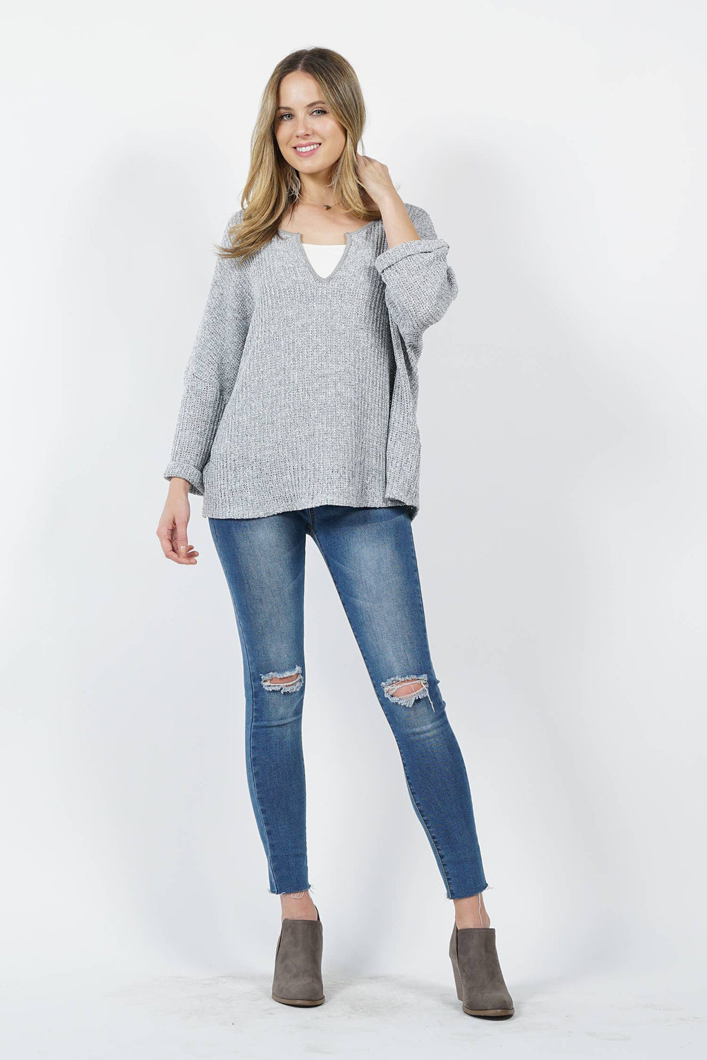 ...SI-11564 Wide Sleeve Loose Fit Sweater - Adult & Kids T-Shirts, Sweatshirts & Hoodies apparel design preview 1