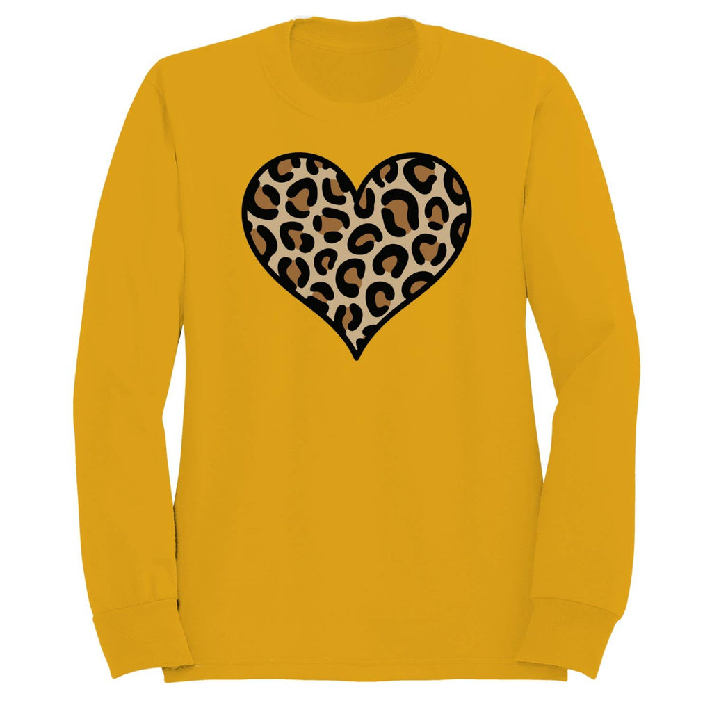 Leopard Print Wild Heart Women's - Adult & Kids T-Shirts, Sweatshirts & Hoodies apparel design preview 1