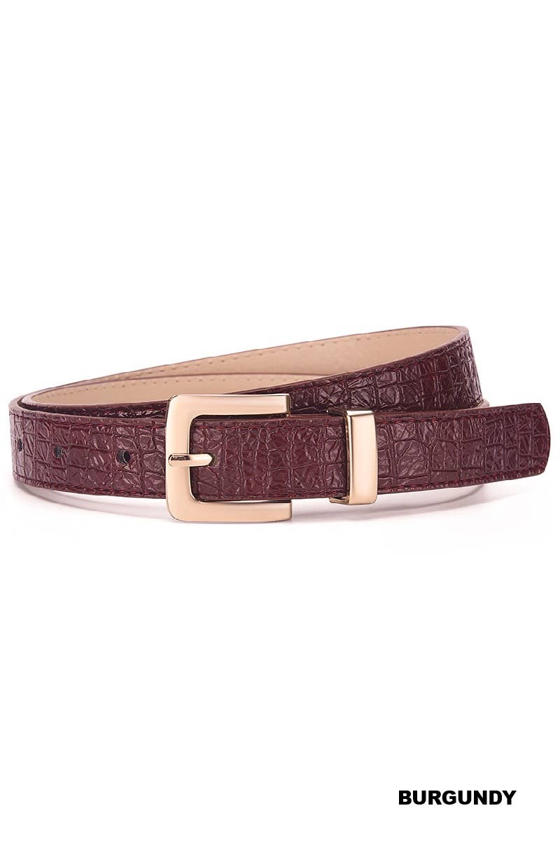 1216 Crocodile Pattern Fashion Belt SI-29219 - Adult & Kids T-Shirts, Sweatshirts & Hoodies apparel design preview 1