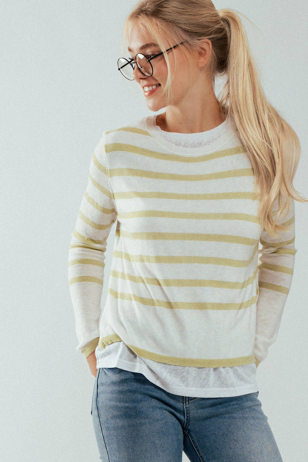 Elegant Crew Neck Relaxed Fit Casual Sweater Top - Adult & Kids T-Shirts, Sweatshirts & Hoodies apparel design preview 1