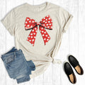 Valentines Heart Coquette Bow Graphic - Adult & Kids T-Shirts, Sweatshirts & Hoodies apparel design preview 1