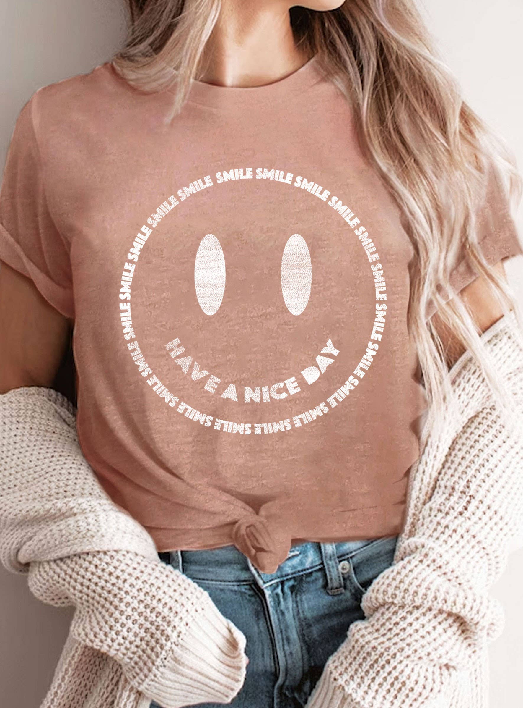 Smile Have A Nice Day Graphic - Adult & Kids T-Shirts, Sweatshirts & Hoodies apparel design preview 1