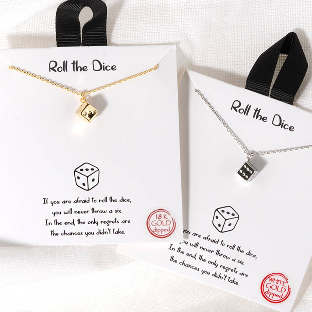 Dice Pendant Gold Dipped Necklace - Adult & Kids T-Shirts, Sweatshirts & Hoodies apparel design preview 1