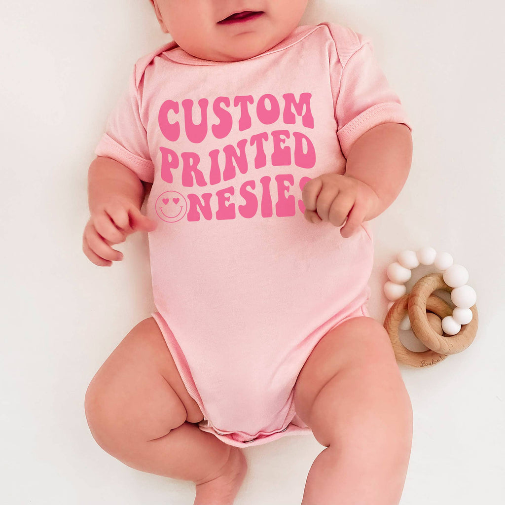 Custom Baby Onesie with Your Location, Name or Logo - Adult & Kids T-Shirts, Sweatshirts & Hoodies apparel design preview 1