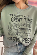 Camp It's Always A Great Time For S'mores Brush - Adult & Kids T-Shirts, Sweatshirts & Hoodies apparel design preview 1