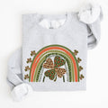 Leopard Rainbow, Shamrock Clover St Patrick's Day - Adult & Kids T-Shirts, Sweatshirts & Hoodies apparel design preview 1