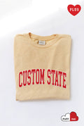 Custom State Puff Plus Mineral Graphic Top - Adult & Kids T-Shirts, Sweatshirts & Hoodies apparel design preview 1