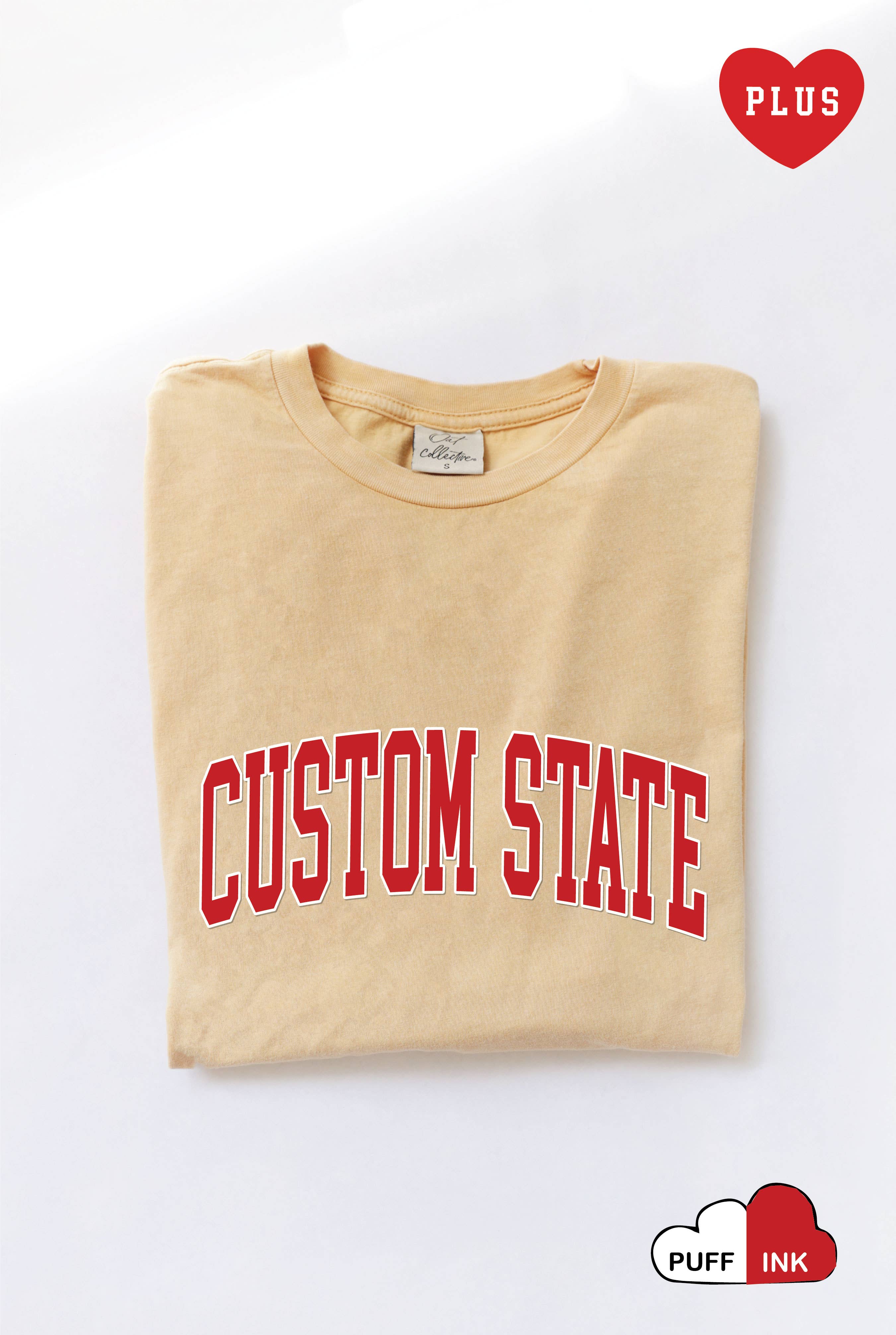 Custom State Puff Plus Mineral Graphic Top - Adult & Kids T-Shirts, Sweatshirts & Hoodies apparel design preview 1