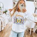 John 14:6 Floral Religious Butterfly Graphic Crewneck - Adult & Kids T-Shirts, Sweatshirts & Hoodies apparel design preview 1