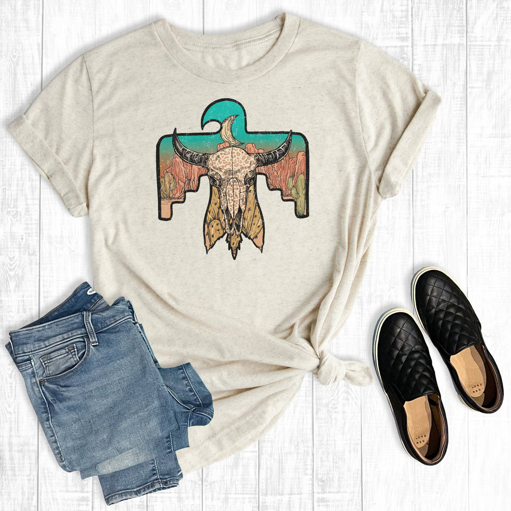 Thunderbird Longhorn - Adult & Kids T-Shirts, Sweatshirts & Hoodies apparel design preview 1