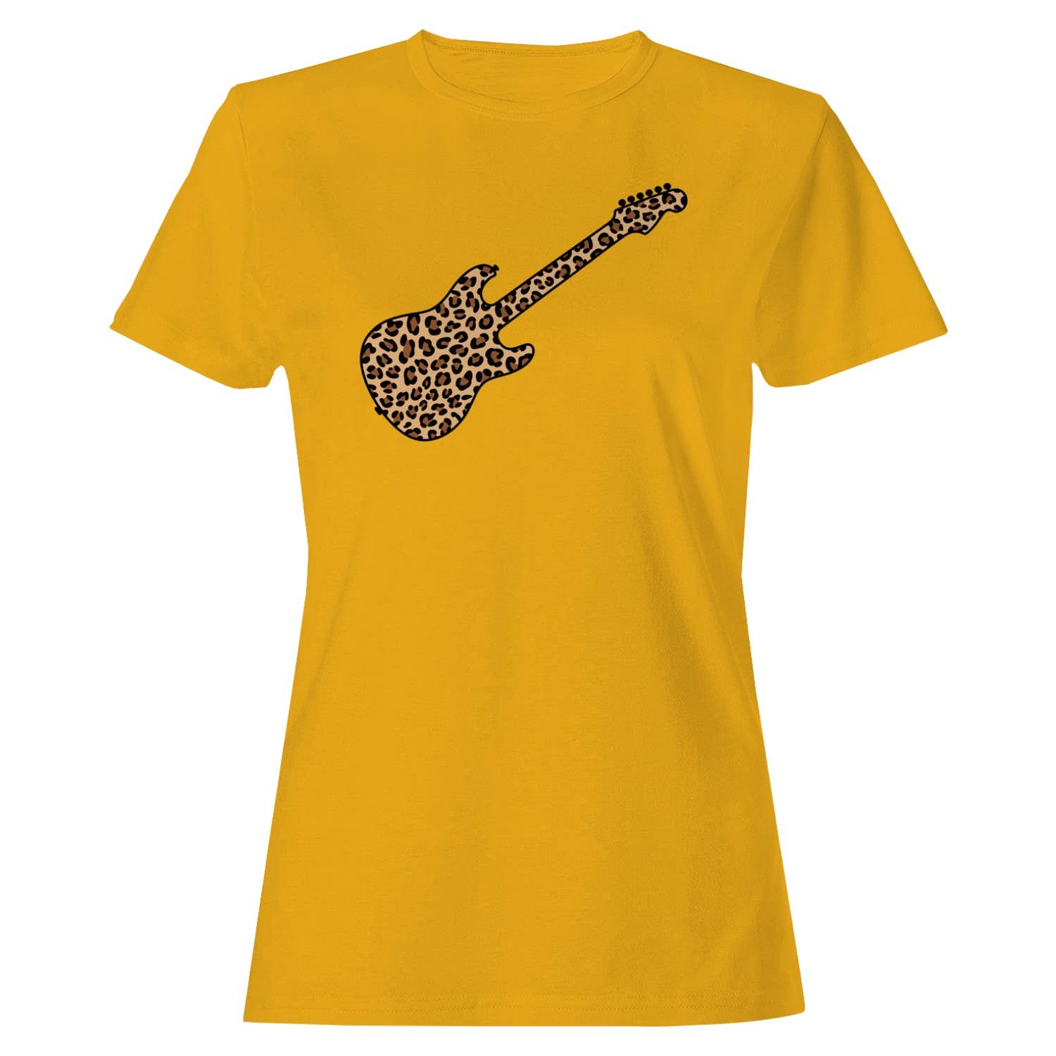 Leopard Print Guitar Women's - Adult & Kids T-Shirts, Sweatshirts & Hoodies apparel design preview 1