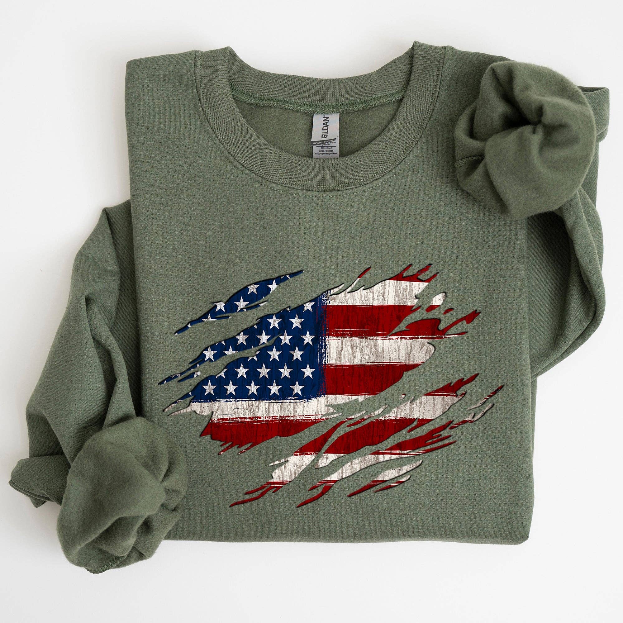 American Flag, Patriotic, 4th of July - Adult & Kids T-Shirts, Sweatshirts & Hoodies apparel design preview 1