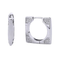 14K Gold-Dipped Cz Paved Geometric Huggie Earring - Adult & Kids T-Shirts, Sweatshirts & Hoodies apparel design preview 1