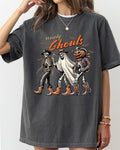 Howdy Ghouls, Cowboy, Vintage, Western Halloween - Adult & Kids T-Shirts, Sweatshirts & Hoodies apparel design preview 1