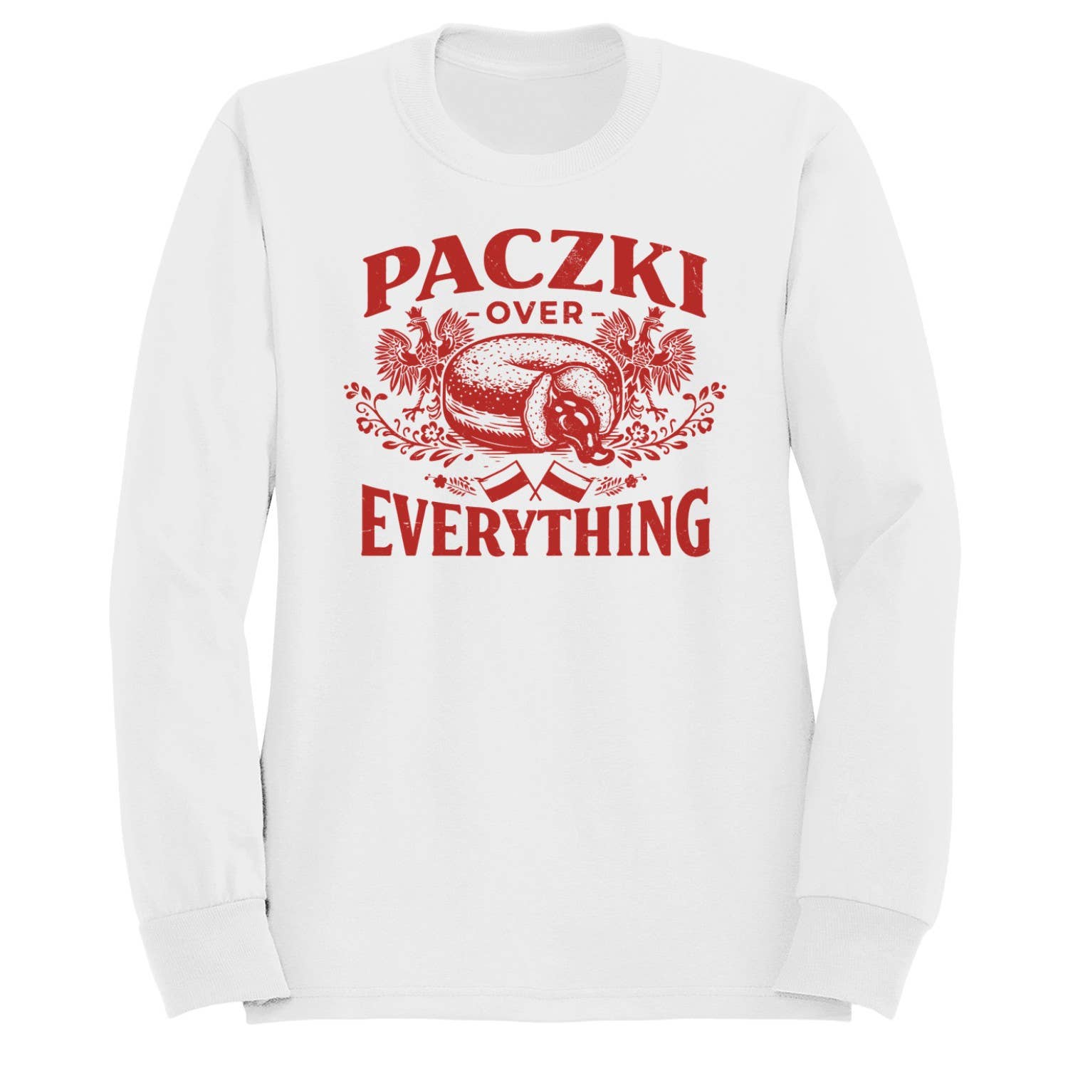 Polish Paczki Over Everything Men's - Adult & Kids T-Shirts, Sweatshirts & Hoodies apparel design preview 1