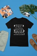Bigfoot Is Real (Black or Light Blue) - Adult & Kids T-Shirts, Sweatshirts & Hoodies apparel design preview 1
