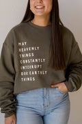 Heavenly Things Christian - Adult & Kids T-Shirts, Sweatshirts & Hoodies apparel design preview 1