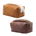 Sherpa Trim Faux Suede Travel Pouch - Adult & Kids T-Shirts, Sweatshirts & Hoodies apparel design preview 1