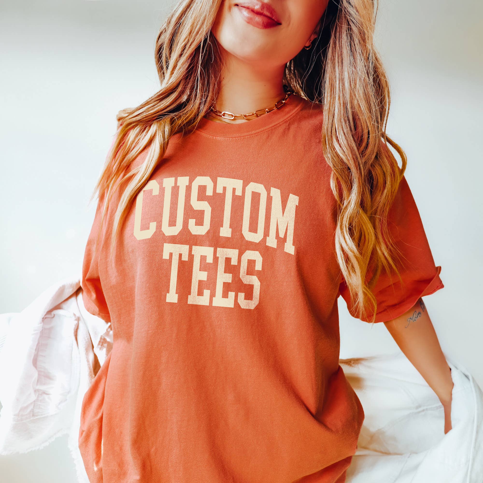 Custom Comfort Colors Fall with Your Text or Logo - Adult & Kids T-Shirts, Sweatshirts & Hoodies apparel design preview 1