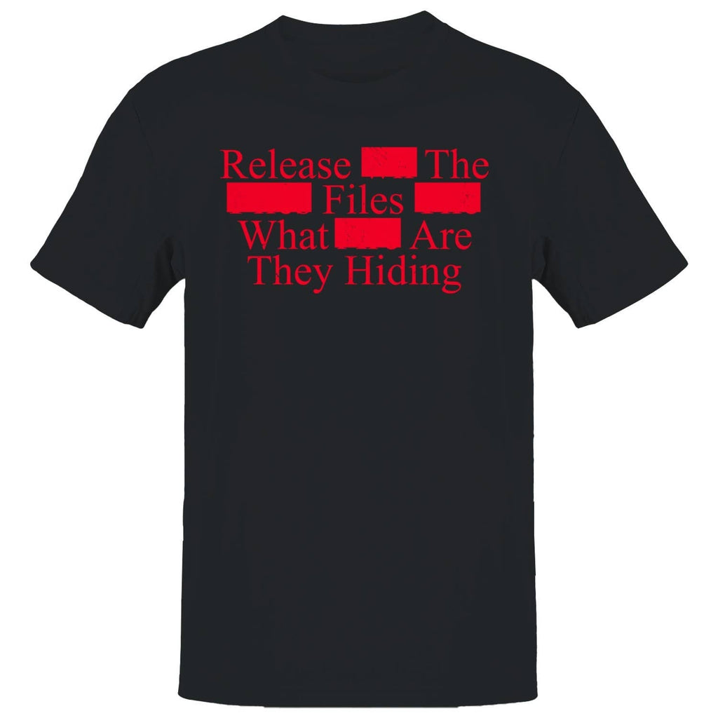 Release the Files What Are They Hiding Men's - Adult & Kids T-Shirts, Sweatshirts & Hoodies apparel design preview 1