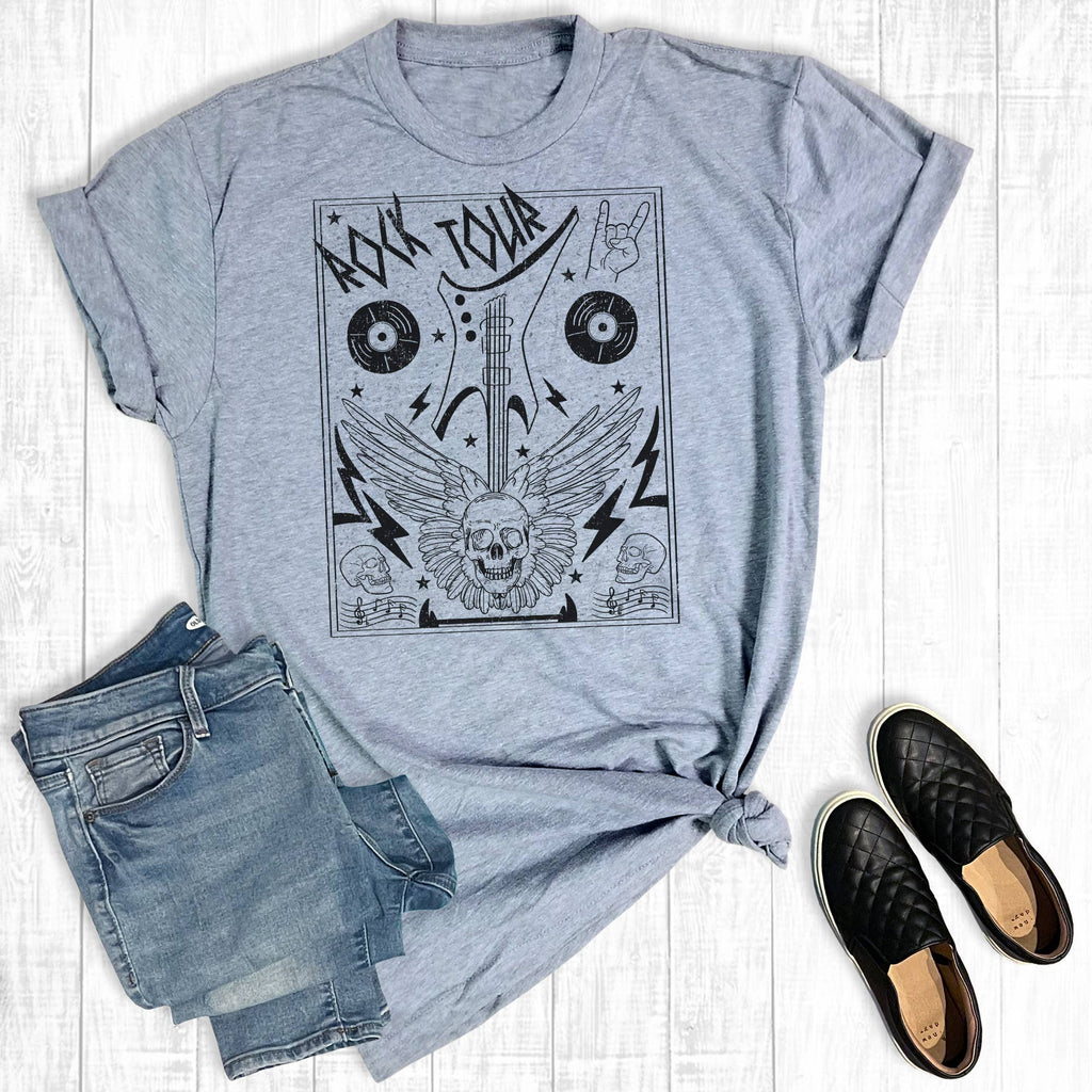 Rock Tour Graphic - Adult & Kids T-Shirts, Sweatshirts & Hoodies apparel design preview 1