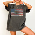 American Flag Floral Patriotic Independence Day - Adult & Kids T-Shirts, Sweatshirts & Hoodies apparel design preview 1