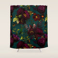Before Midnight Vintage Flowers Garden Shower Curtain - Adult & Kids T-Shirts, Sweatshirts & Hoodies apparel design preview 1