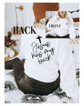 Jesus Has My Back - Adult & Kids T-Shirts, Sweatshirts & Hoodies apparel design preview 1
