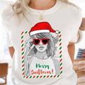 Swiftmas Ts Taylor Line Art, Swiftie Style Top - Adult & Kids T-Shirts, Sweatshirts & Hoodies apparel design preview 1