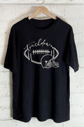 Touchdown Football Helmet Oversize Graphic - Adult & Kids T-Shirts, Sweatshirts & Hoodies apparel design preview 1
