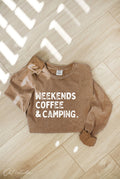 Weekends Coffee Camping Mineral Washed Graphic - Adult & Kids T-Shirts, Sweatshirts & Hoodies apparel design preview 1