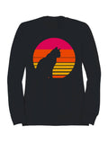 Retro Cat Silhouette Adventure Men's - Adult & Kids T-Shirts, Sweatshirts & Hoodies apparel design preview 1
