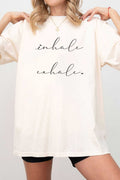 Inhale Exhale Oversized Graphic - Adult & Kids T-Shirts, Sweatshirts & Hoodies apparel design preview 1