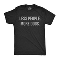 Less People More Dogs Men's - Adult & Kids T-Shirts, Sweatshirts & Hoodies apparel design preview 1