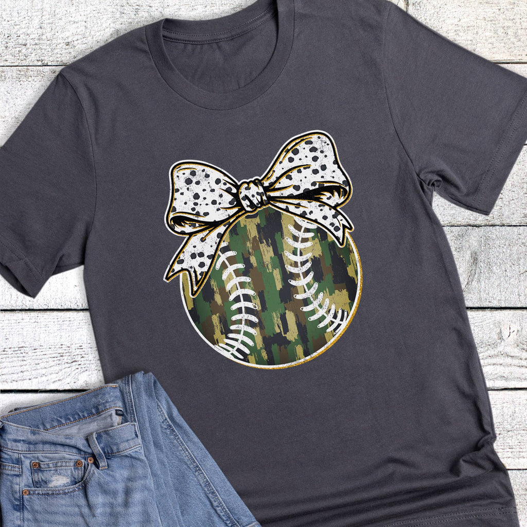 Baseball Camo Graphic - Adult & Kids T-Shirts, Sweatshirts & Hoodies apparel design preview 1