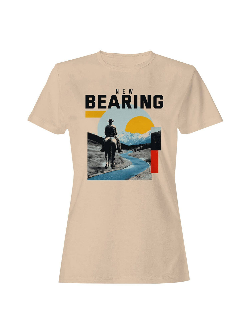 Scenic Cowboy New Bearing Adventure Women's - Adult & Kids T-Shirts, Sweatshirts & Hoodies apparel design preview 1