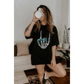 Skull Hand Vintage Graphic Oversized - Adult & Kids T-Shirts, Sweatshirts & Hoodies apparel design preview 1