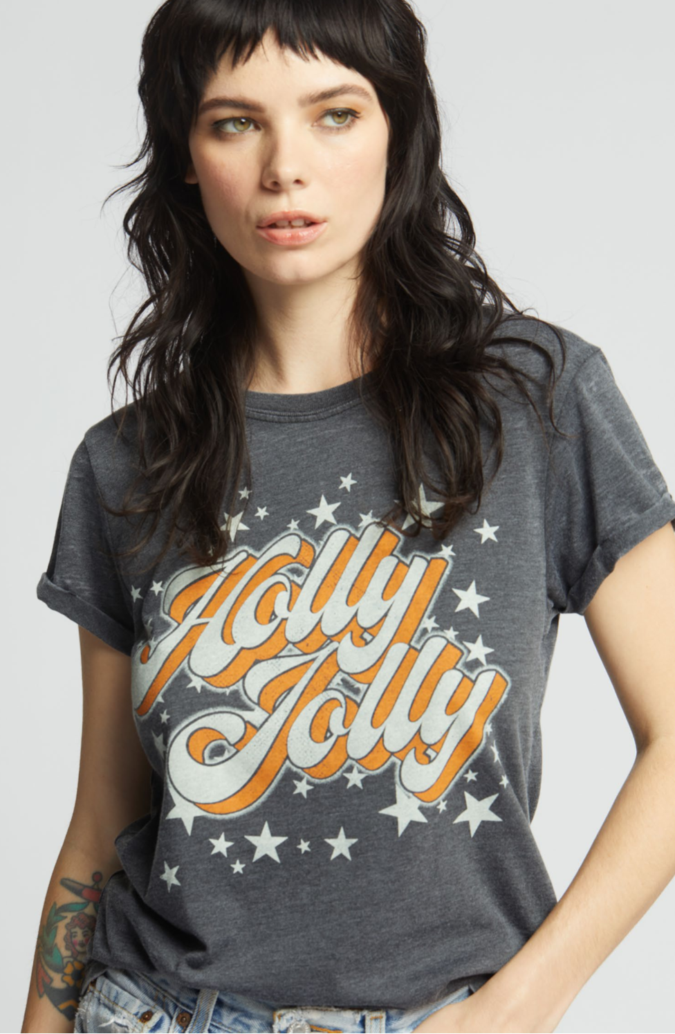 303272 930 Holly Jolly Burn Out Graphic - Adult & Kids T-Shirts, Sweatshirts & Hoodies apparel design preview 1