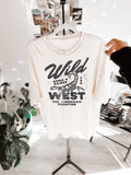 Wild West Vintage Inspired Retro Graphic Ivory - Adult & Kids T-Shirts, Sweatshirts & Hoodies apparel design preview 1