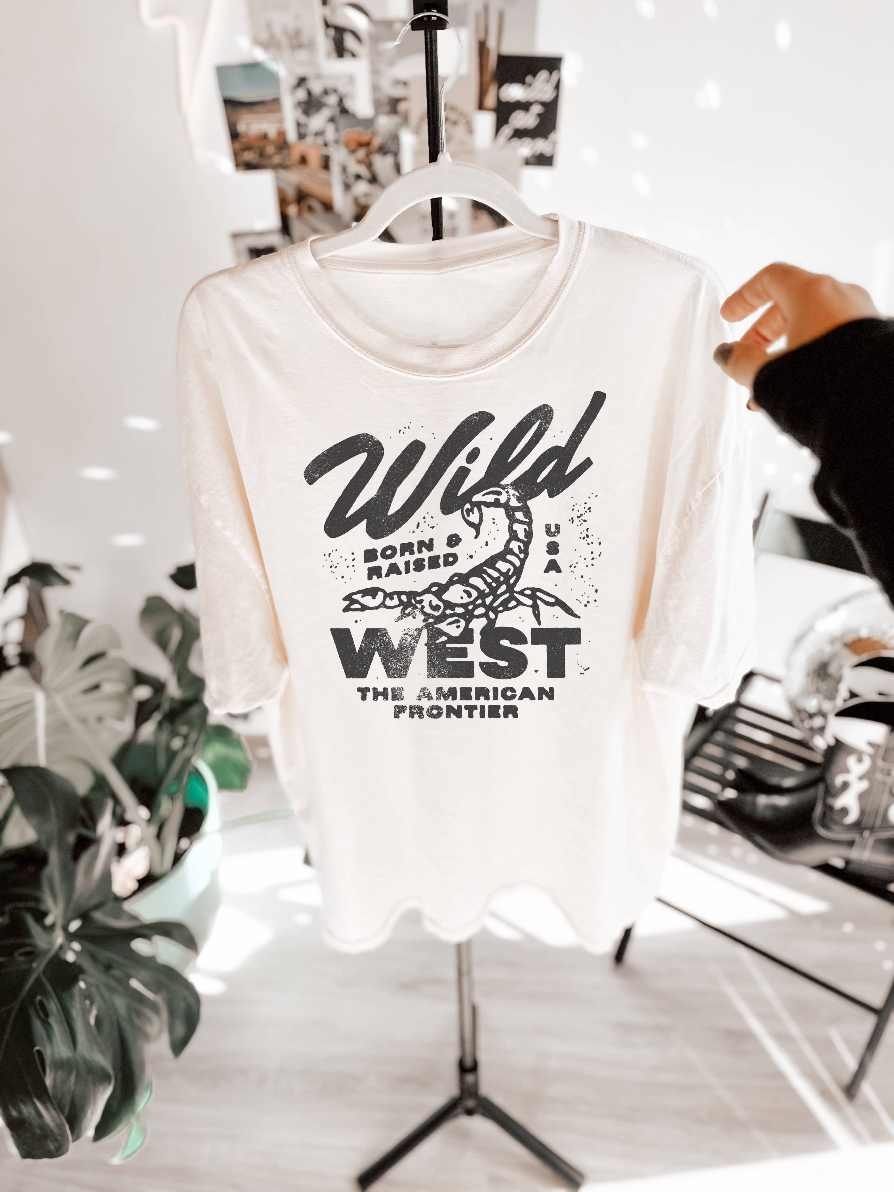 Wild West Vintage Inspired Retro Graphic Ivory - Adult & Kids T-Shirts, Sweatshirts & Hoodies apparel design preview 1