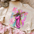 Floral Jesus - Adult & Kids T-Shirts, Sweatshirts & Hoodies apparel design preview 1